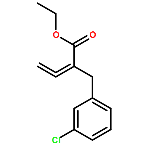 Benzenepropanoic acid, 3-chloro-α-ethenylidene-, ethyl ester