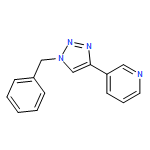 Pyridine, 3-[1-(phenylmethyl)-1H-1,2,3-triazol-4-yl]-