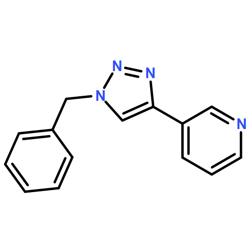 Pyridine, 3-[1-(phenylmethyl)-1H-1,2,3-triazol-4-yl]-