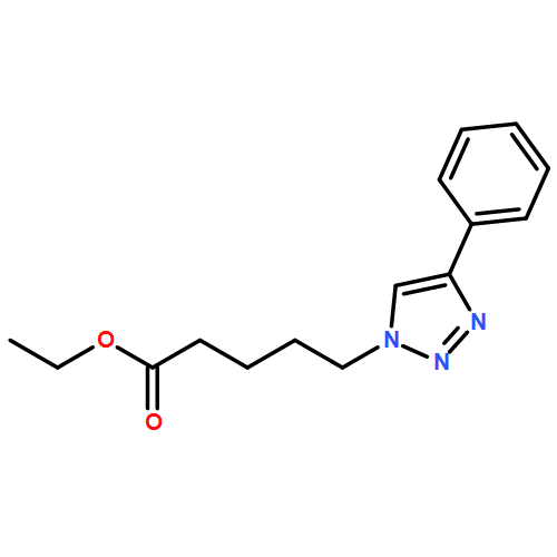 1H-1,2,3-Triazole-1-pentanoic acid, 4-phenyl-, ethyl ester