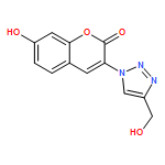 2H-1-Benzopyran-2-one, 7-hydroxy-3-[4-(hydroxymethyl)-1H-1,2,3-triazol-1-yl]-