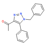 Ethanone, 1-[5-phenyl-1-(phenylmethyl)-1H-1,2,3-triazol-4-yl]-