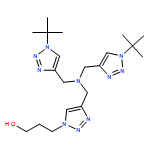 1H-1,2,3-Triazole-1-propanol, 4-[[bis[[1-(1,1-dimethylethyl)-1H-1,2,3-triazol-4-yl]methyl]amino]methyl]-