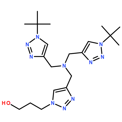 1H-1,2,3-Triazole-1-propanol, 4-[[bis[[1-(1,1-dimethylethyl)-1H-1,2,3-triazol-4-yl]methyl]amino]methyl]-