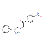 Ethanone, 1-(4-nitrophenyl)-2-(4-phenyl-1H-1,2,3-triazol-1-yl)-