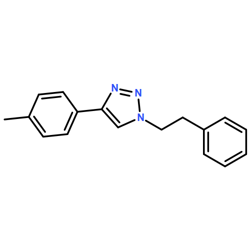 1H-1,2,3-Triazole, 4-(4-methylphenyl)-1-(2-phenylethyl)-