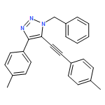 1H-1,2,3-Triazole, 4-(4-methylphenyl)-5-[2-(4-methylphenyl)ethynyl]-1-(phenylmethyl)-