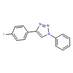 1H-1,2,3-Triazole, 4-(4-fluorophenyl)-1-phenyl-