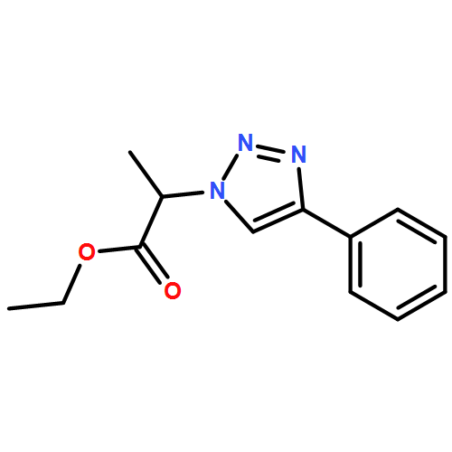 1H-1,2,3-Triazole-1-acetic acid, α-methyl-4-phenyl-, ethyl ester