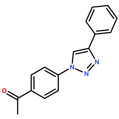 Ethanone, 1-[4-(4-phenyl-1H-1,2,3-triazol-1-yl)phenyl]-