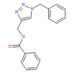 1H-1,2,3-Triazole-4-methanol, 1-(phenylmethyl)-, 4-benzoate