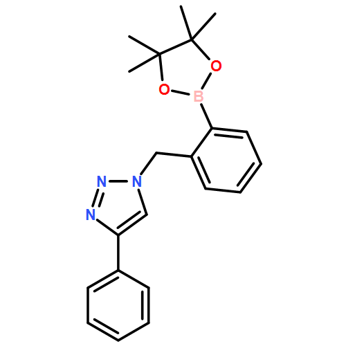 1H-1,2,3-Triazole, 4-phenyl-1-[[2-(4,4,5,5-tetramethyl-1,3,2-dioxaborolan-2-yl)phenyl]methyl]-