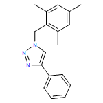 1H-1,2,3-Triazole, 4-phenyl-1-[(2,4,6-trimethylphenyl)methyl]-