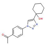 Ethanone, 1-[4-[4-(1-hydroxycyclohexyl)-1H-1,2,3-triazol-1-yl]phenyl]-