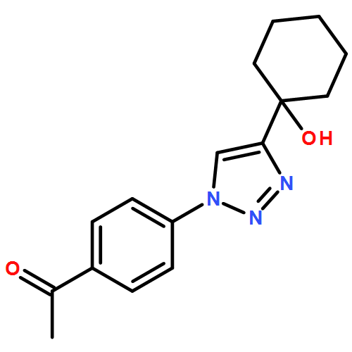 Ethanone, 1-[4-[4-(1-hydroxycyclohexyl)-1H-1,2,3-triazol-1-yl]phenyl]-