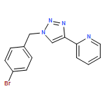 Pyridine, 2-[1-[(4-bromophenyl)methyl]-1H-1,2,3-triazol-4-yl]-