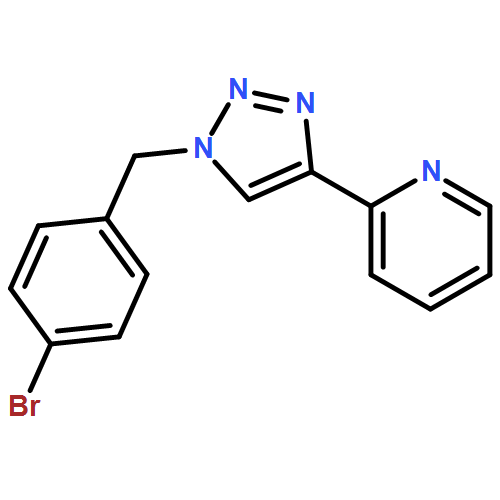 Pyridine, 2-[1-[(4-bromophenyl)methyl]-1H-1,2,3-triazol-4-yl]-