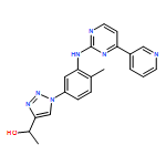 1H-1,2,3-Triazole-4-methanol, α-methyl-1-[4-methyl-3-[[4-(3-pyridinyl)-2-pyrimidinyl]amino]phenyl]-