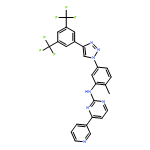 2-Pyrimidinamine, N-[5-[4-[3,5-bis(trifluoromethyl)phenyl]-1H-1,2,3-triazol-1-yl]-2-methylphenyl]-4-(3-pyridinyl)-