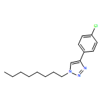 1H-1,2,3-Triazole, 4-(4-chlorophenyl)-1-octyl-