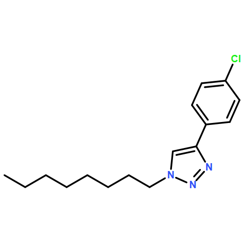 1H-1,2,3-Triazole, 4-(4-chlorophenyl)-1-octyl-