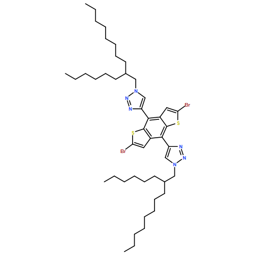 1H-1,2,3-Triazole, 4,4'-(2,6-dibromobenzo[1,2-b:4,5-b']dithiophene-4,8-diyl)bis[1-(2-hexyldecyl)-