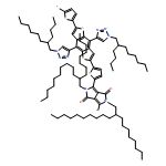 Poly[[2,3,5,6-tetrahydro-2,5-bis(2-octyldodecyl)-3,6-dioxopyrrolo[3,4-c]pyrrole-1,4-diyl]-2,5-thiophenediyl[4,8-bis[1-(2-butyloctyl)-1H-1,2,3-triazol-4-yl]benzo[1,2-b:4,5-b']dithiophene-2,6-diyl]-2,5-thiophenediyl]