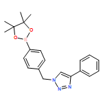 1H-1,2,3-Triazole, 4-phenyl-1-[[4-(4,4,5,5-tetramethyl-1,3,2-dioxaborolan-2-yl)phenyl]methyl]-