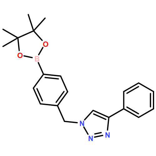 1H-1,2,3-Triazole, 4-phenyl-1-[[4-(4,4,5,5-tetramethyl-1,3,2-dioxaborolan-2-yl)phenyl]methyl]-