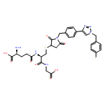 Glycine, L-γ-glutamyl-S-[1-[[4-[1-[(4-fluorophenyl)methyl]-1H-1,2,3-triazol-4-yl]phenyl]methyl]-2,5-dioxo-3-pyrrolidinyl]-L-cysteinyl-