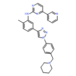 2-Pyrimidinamine, N-[2-methyl-5-[1-[4-(1-piperidinylmethyl)phenyl]-1H-1,2,3-triazol-4-yl]phenyl]-4-(3-pyridinyl)-