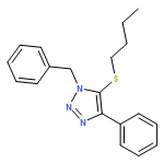 1H-1,2,3-Triazole, 5-(butylthio)-4-phenyl-1-(phenylmethyl)-