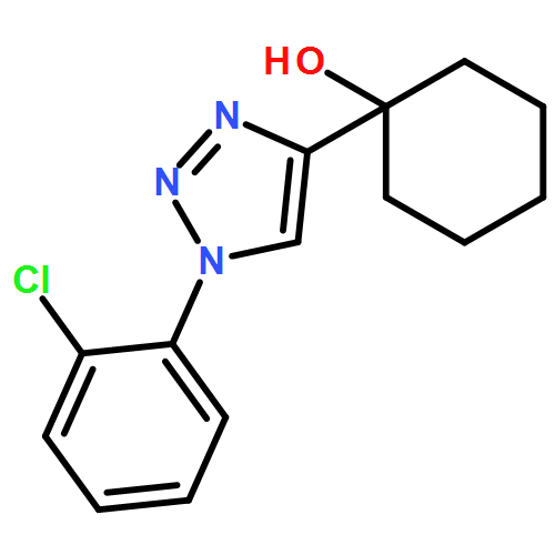 Cyclohexanol, 1-[1-(2-chlorophenyl)-1H-1,2,3-triazol-4-yl]-