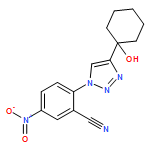 Benzonitrile, 2-[4-(1-hydroxycyclohexyl)-1H-1,2,3-triazol-1-yl]-5-nitro-