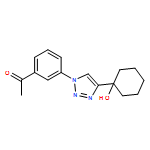 Ethanone, 1-[3-[4-(1-hydroxycyclohexyl)-1H-1,2,3-triazol-1-yl]phenyl]-