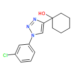 Cyclohexanol, 1-[1-(3-chlorophenyl)-1H-1,2,3-triazol-4-yl]-