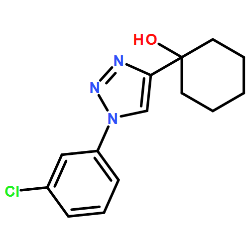 Cyclohexanol, 1-[1-(3-chlorophenyl)-1H-1,2,3-triazol-4-yl]-