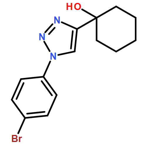 Cyclohexanol, 1-[1-(4-bromophenyl)-1H-1,2,3-triazol-4-yl]-