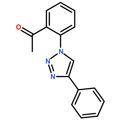 Ethanone, 1-[2-(4-phenyl-1H-1,2,3-triazol-1-yl)phenyl]-