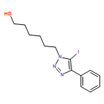 1H-1,2,3-Triazole-1-hexanol, 5-iodo-4-phenyl-