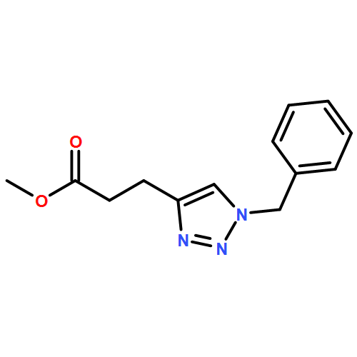 1H-1,2,3-Triazole-4-propanoic acid, 1-(phenylmethyl)-, methyl ester