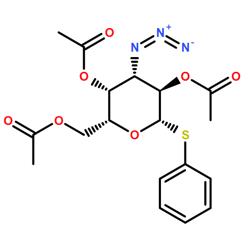 β-D-Galactopyranoside, phenyl 3-azido-3-deoxy-1-thio-, 2,4,6-triacetate