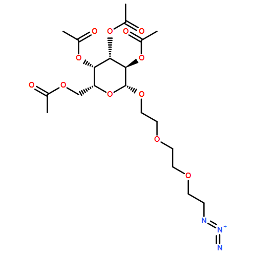 β-D-Galactopyranoside, 2-[2-(2-azidoethoxy)ethoxy]ethyl, 2,3,4,6-tetraacetate