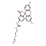 Thiourea, N-(3-azidopropyl)-N'-(3',6'-dihydroxy-3-oxospiro[isobenzofuran-1(3H),9'-[9H]xanthen]-5-yl)-