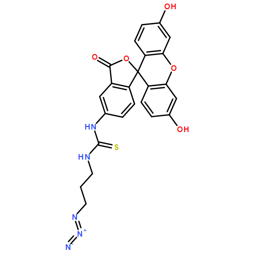 Thiourea, N-(3-azidopropyl)-N'-(3',6'-dihydroxy-3-oxospiro[isobenzofuran-1(3H),9'-[9H]xanthen]-5-yl)-