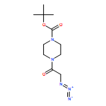 1-Piperazinecarboxylic acid, 4-(2-azidoacetyl)-, 1,1-dimethylethyl ester