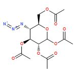 D-Glucopyranose, 4-azido-4-deoxy-, 1,2,3,6-tetraacetate