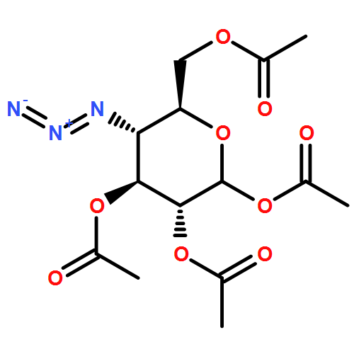 D-Glucopyranose, 4-azido-4-deoxy-, 1,2,3,6-tetraacetate