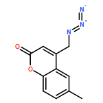 2H-1-Benzopyran-2-one, 4-(azidomethyl)-6-methyl-