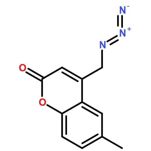 2H-1-Benzopyran-2-one, 4-(azidomethyl)-6-methyl-